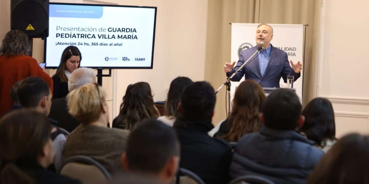 Desde septiembre Villa María contará con el servicio de guardia pediátrica 24 horas