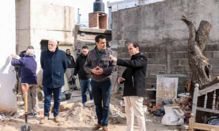 Avanzan las obras del Centro de Salud y el SUM en Santa Catalina