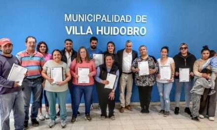 Villa Huidobro: 10 familias acceden al plan Vivienda Semilla