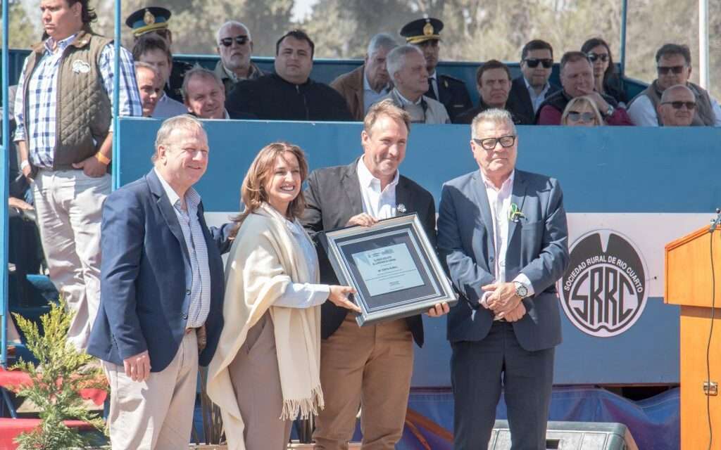 Myrian Prunotto dejó oficialmente inaugurada la 90ª Exposición Rural en Río Cuarto