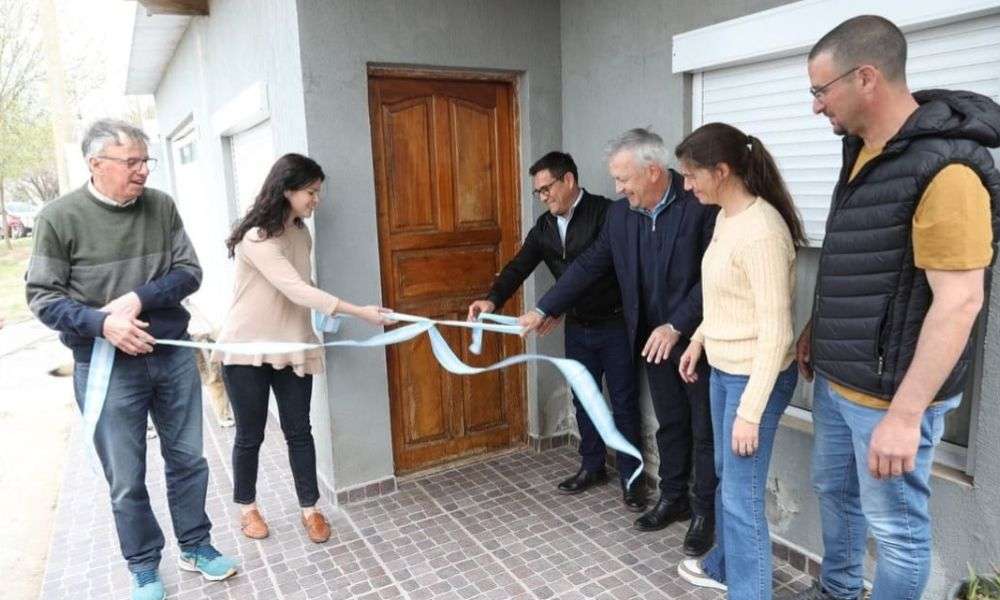 Villa Rossi inauguró la primera etapa de la red domiciliaria de gas