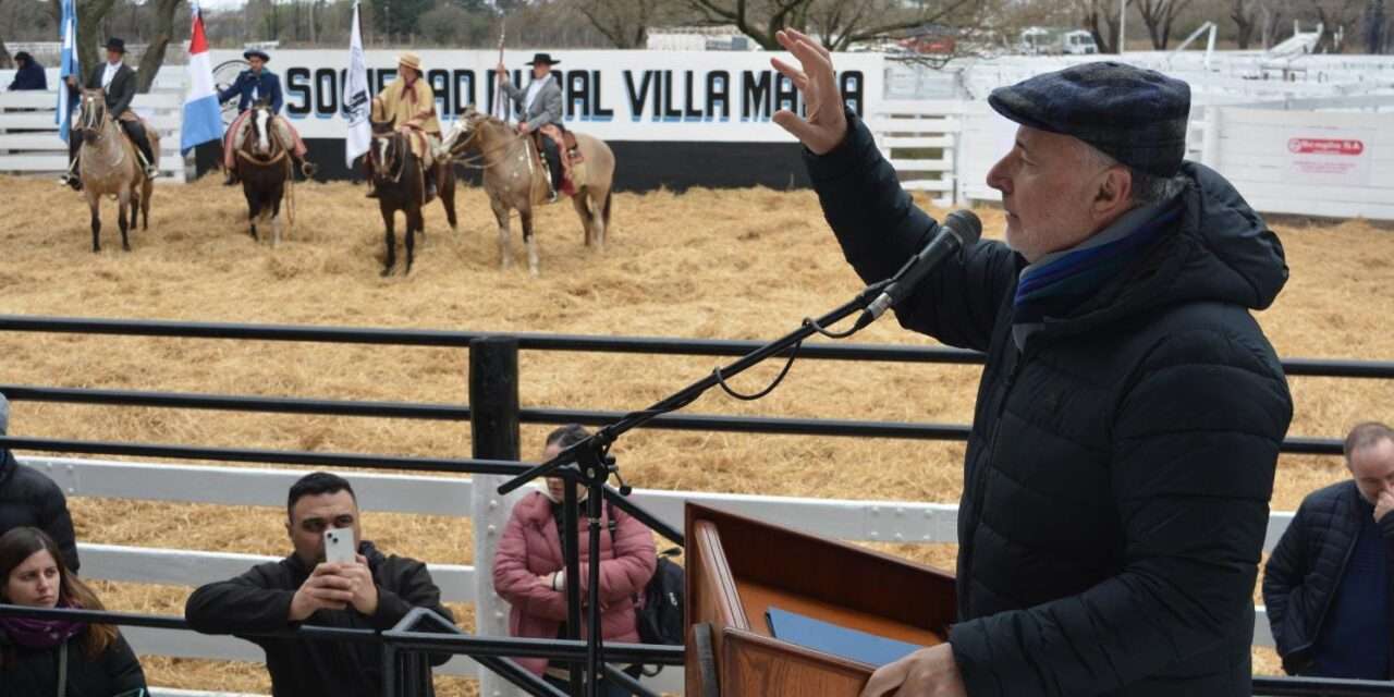 Villa María: Accastello participó de la inauguración de la “EXPO FERIA 2024” en la Sociedad Rural