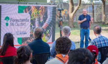 Río Cuarto implementa un programa de forestación para mitigar los efectos del cambio climático