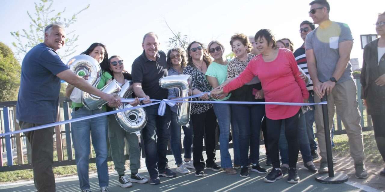 Presupuesto Participativo e inclusión: se inauguró la tercera plaza TEA de Río Cuarto