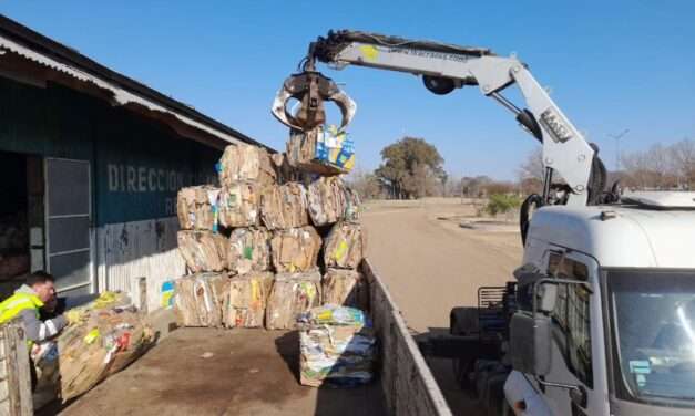 Sampacho: el municipio envió a reciclaje 12 toneladas de residuos sólidos secos