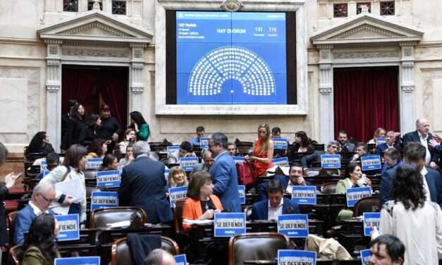 Diputados respaldó el veto de Milei a la ley de financiamiento universitario