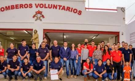 El municipio de Arias aportó 8 millones a Bomberos Voluntarios