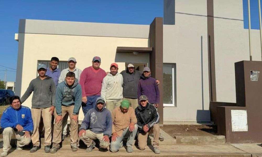 Elena: finalizó la construcción de la primera vivienda del Programa “Hogar Propio”