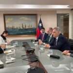 Llaryora y Passerini compartieron agenda en Chile