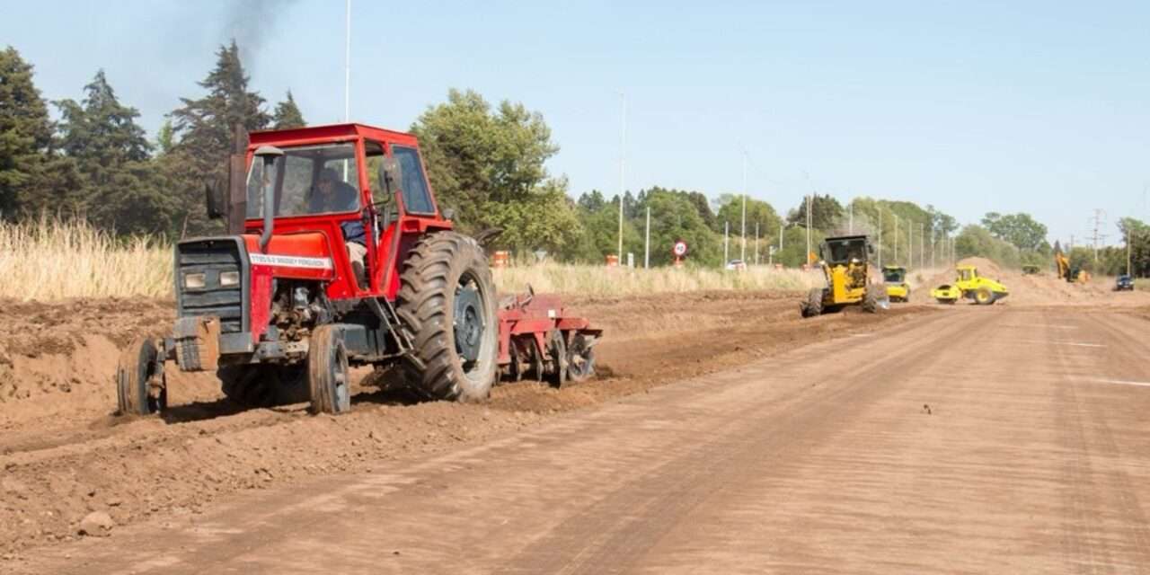 Río Cuarto: Continúan las obras en la duplicación de calzada de la ruta 30