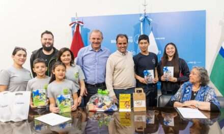 Río Cuarto: De Rivas recibió a las delegaciones que participaron del 33° Encuentro Regional Infantojuvenil de Folklore