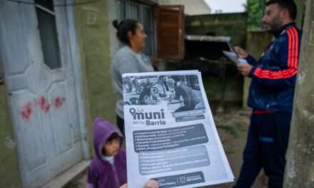 La Muni en tu barrio: Cuarenta agentes municipales recorrieron el Barrio Limay