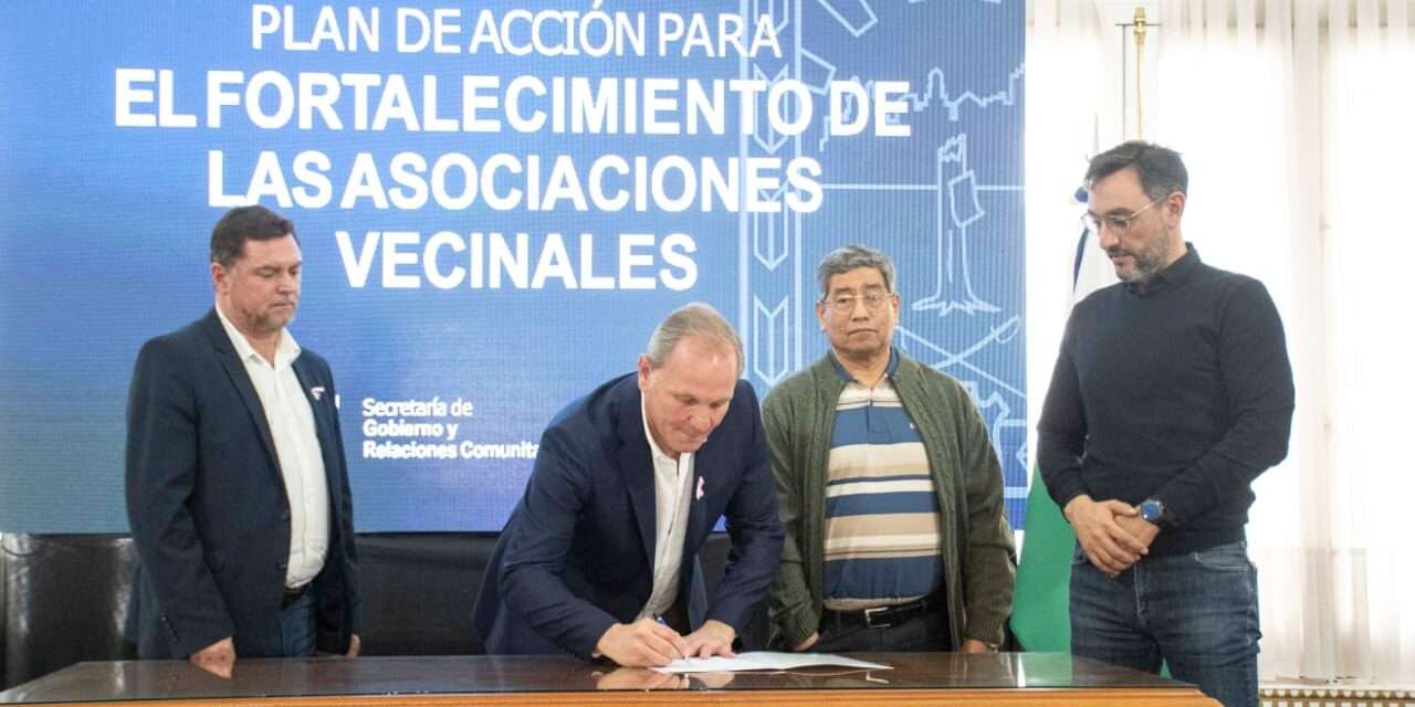 Río Cuarto: De Rivas presentó un nuevo plan de fortalecimiento vecinal