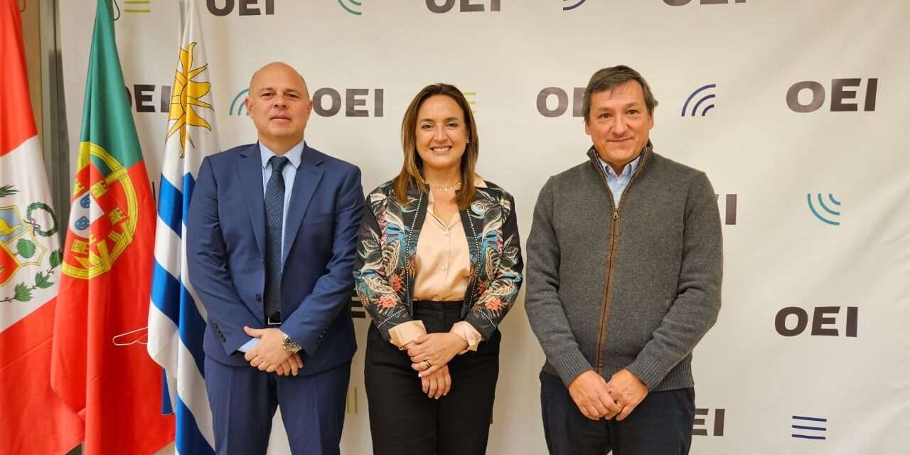 Prunotto y De Chiara se reunieron con el secretario adjunto de la OEI, Andrés Delich