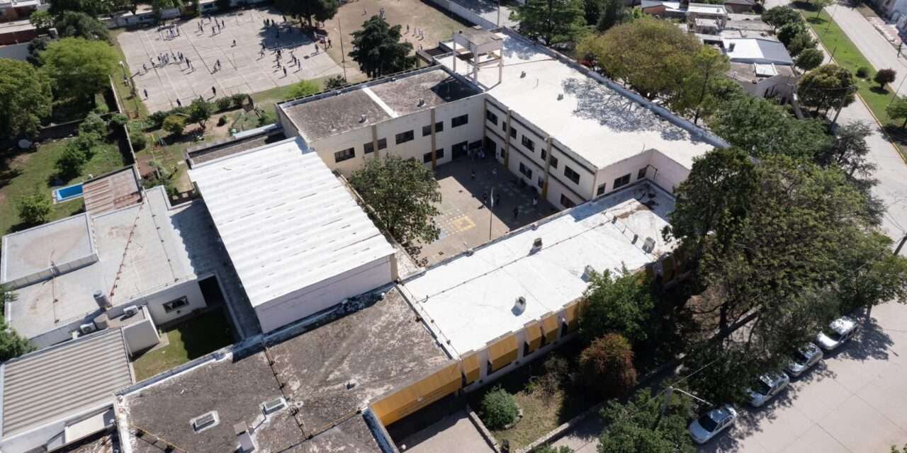 Almafuerte: avanzan las obras en diferentes centros educativos de la ciudad