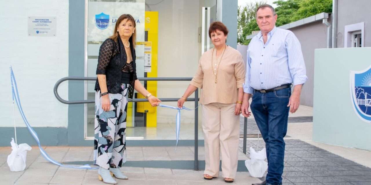 La Cautiva: se inauguró el primer Cajero Automático