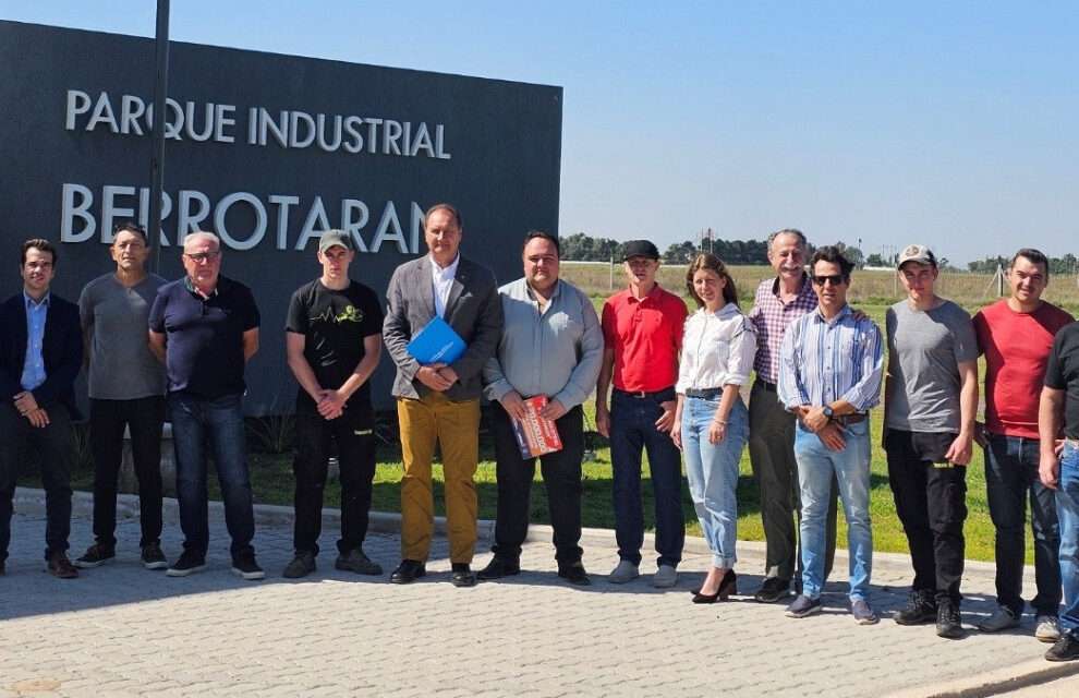 Berrotarán: la provincia entregó 20 millones para el potenciamiento del parque industrial