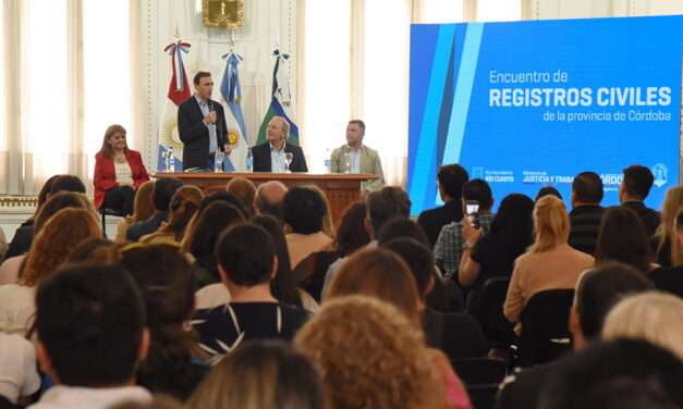 Río Cuarto: se realizó el 3° Encuentro Provincial de Registros Civiles de Córdoba