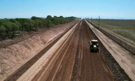 La Pavimentación de la ruta Río de los Sauces – Elena registra un 60% de avance