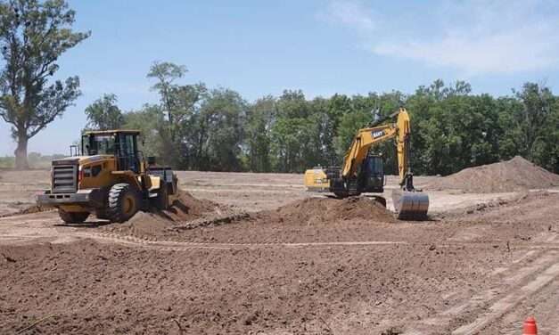 Almafuerte: la Provincia comenzó la obra de saneamiento cloacal