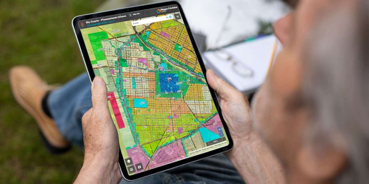 Río Cuarto publica sus mapas de catastro y planeamiento urbano en un portal digital