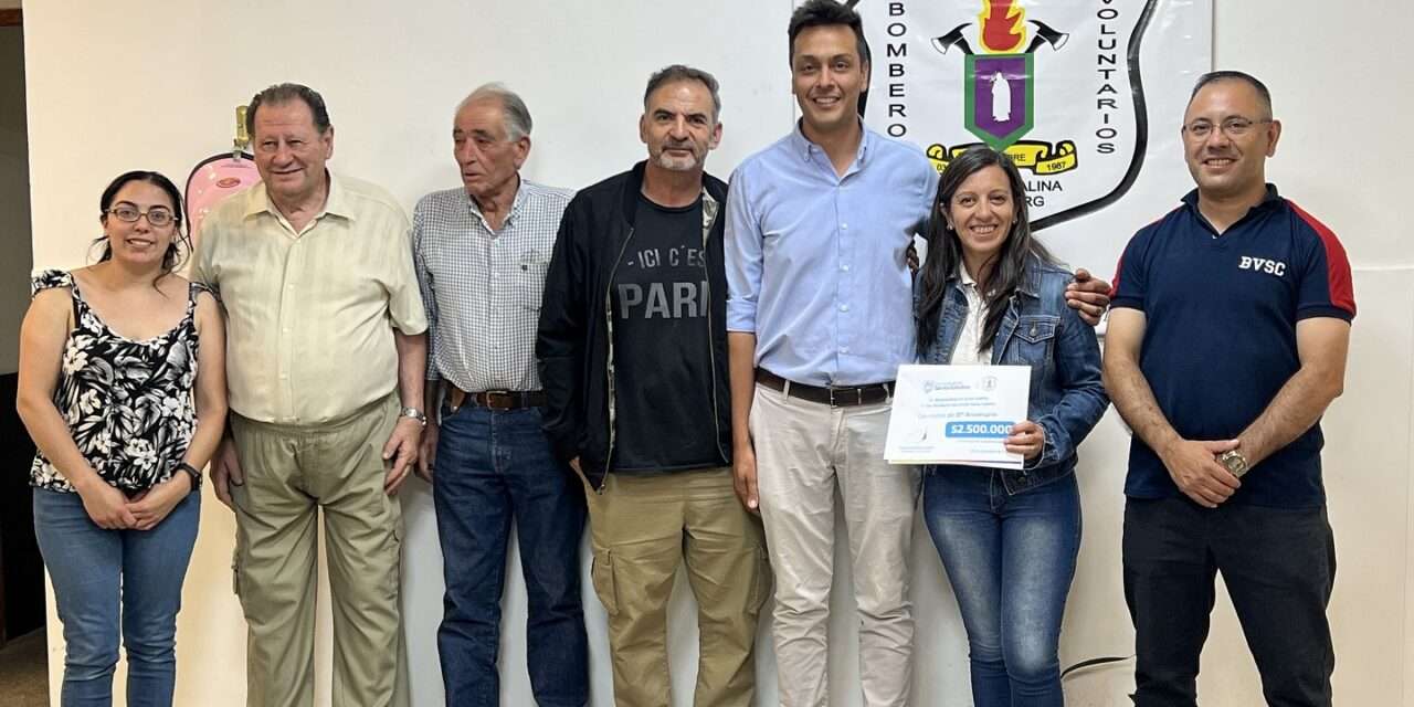 Holmberg: los Bomberos Voluntarios celebraron su 37° aniversario