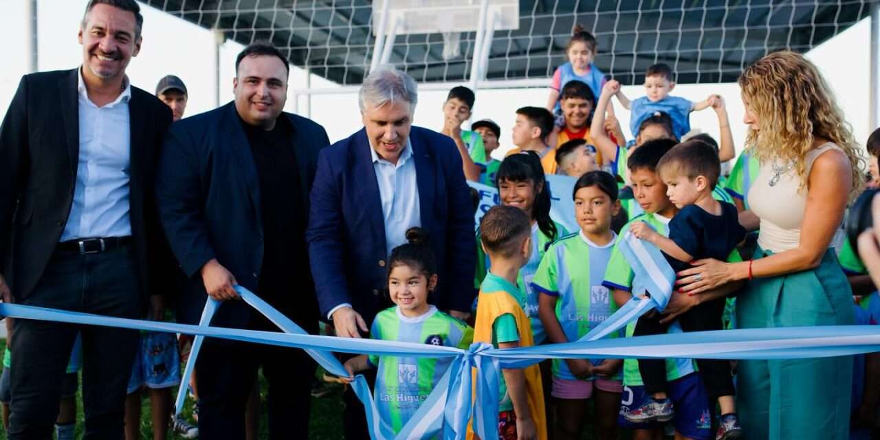 Las Higueras cuenta con un nuevo Polideportivo Social