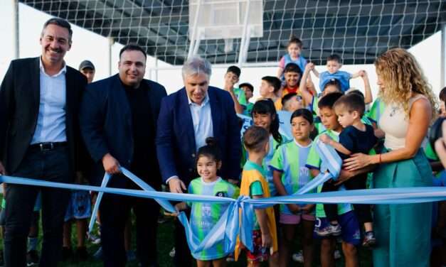 Las Higueras cuenta con un nuevo Polideportivo Social