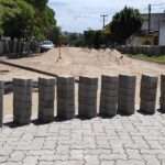 Huinca Renancó: inició la obra de pavimentación en inmediaciones del IPET N° 52 y la Escuela Proa