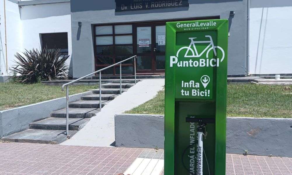 General Levalle: la municipalidad instaló tres “Punto Bici”