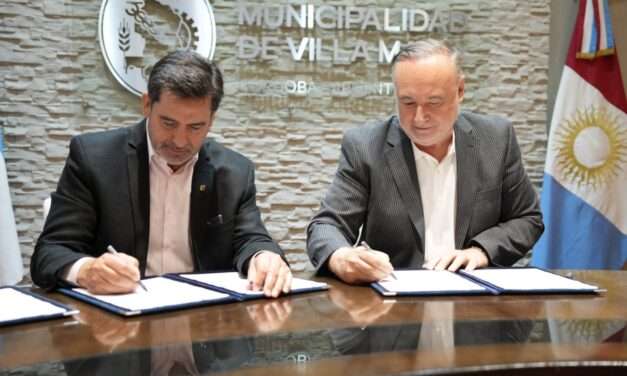 Villa María: firma de convenio para fortalecer el sistema de salud