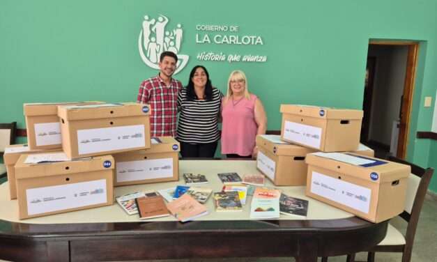 La Carlota: el municipio recibió ejemplares del Programa de Estímulo a las Ediciones Literarias Cordobesas