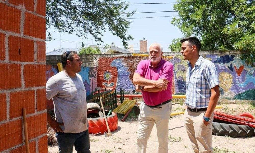 Santa Catalina: Avanza la construcción de la sala para niños de 3 años en el Jardín de Infantes