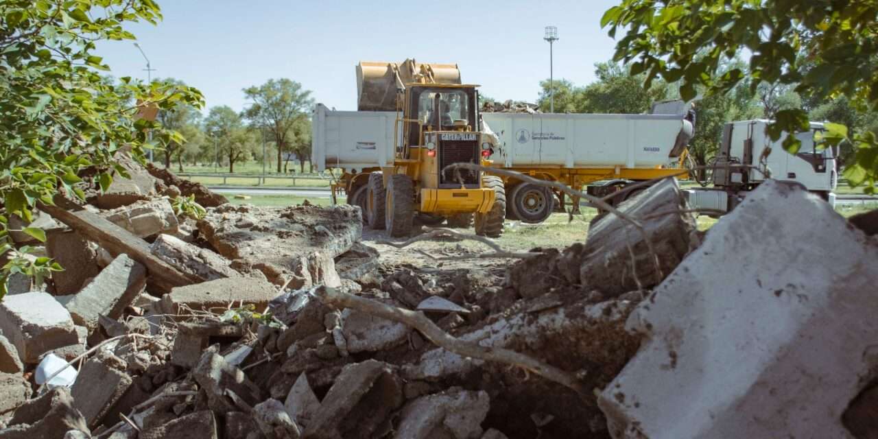 Río Cuarto: Avanza a buen ritmo la recuperación del corsódromo luego de las demoliciones