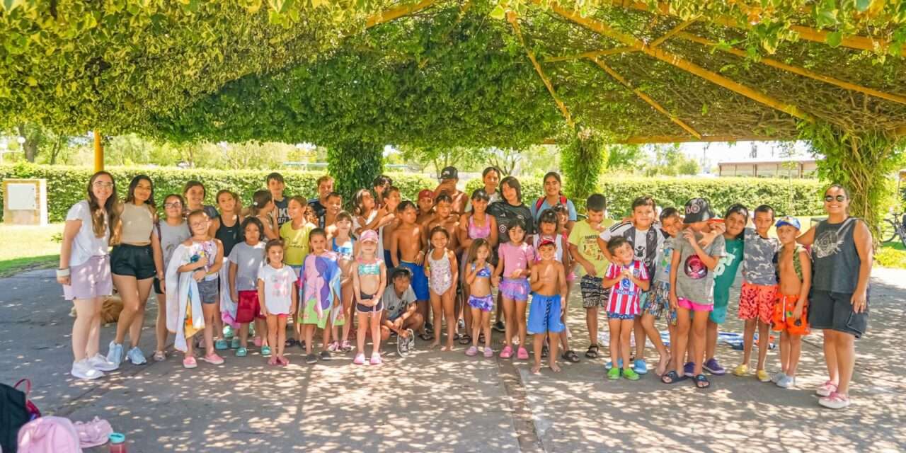 Monte de Los Gauchos: comenzó la Colonia de Verano