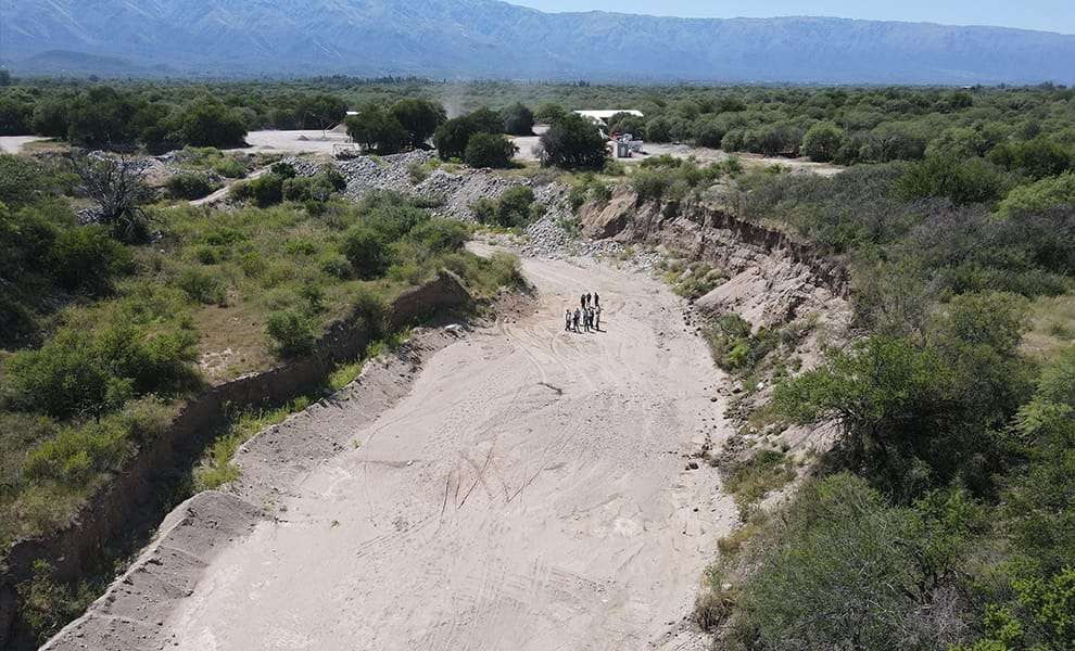 Córdoba y San Luis trabajan en el control y fiscalización del Arroyo Piedras Blancas