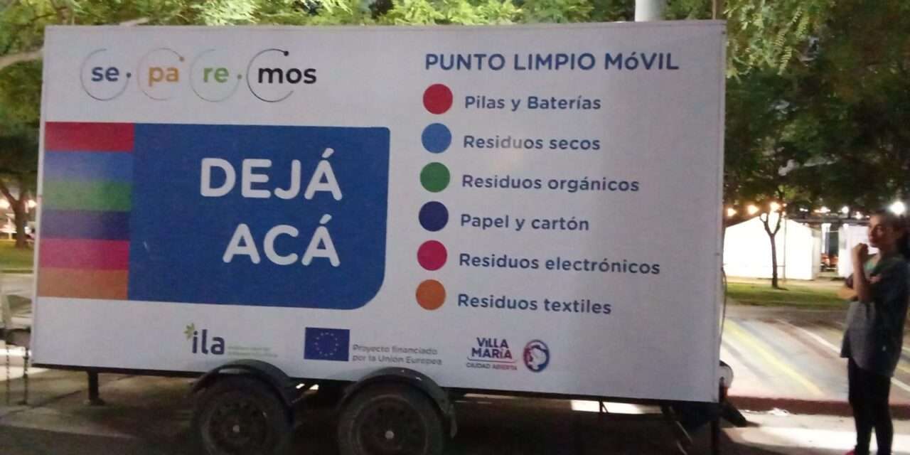 Villa María lanza campaña de reciclaje en el Festival de Peñas