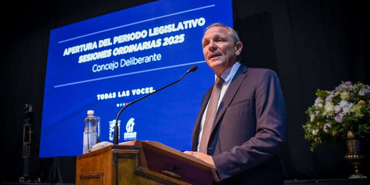 Río Cuarto: De Rivas inauguró las sesiones legislativas 2025