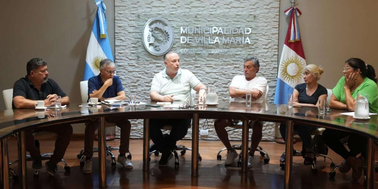 Villa María: Accastello recibió a representantes de centros vecinales