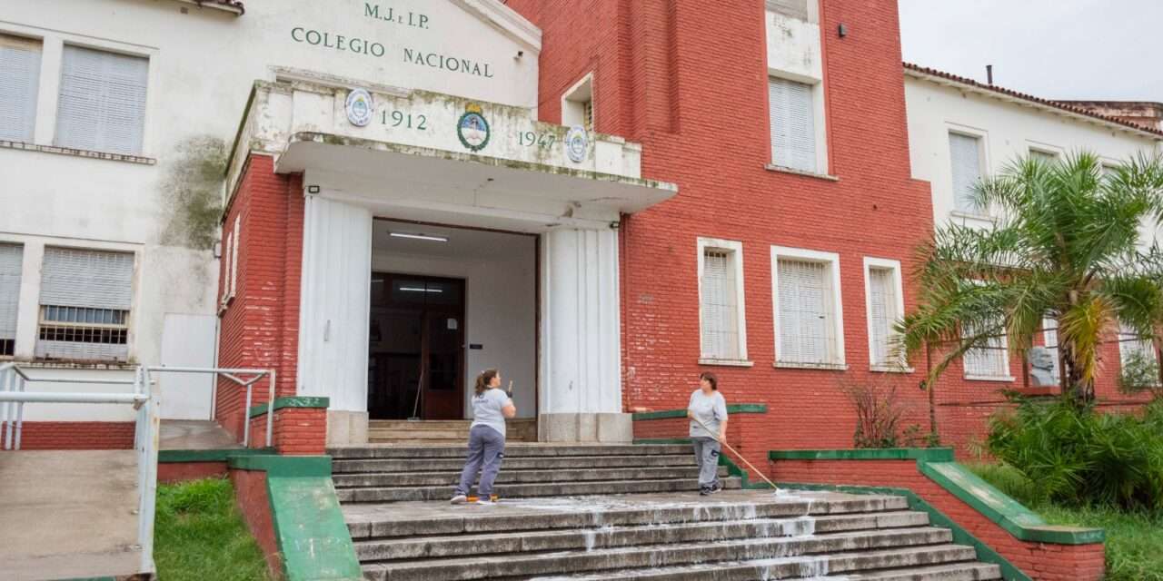 Río Cuarto: Avanza el plan de intervención en las escuelas de la ciudad