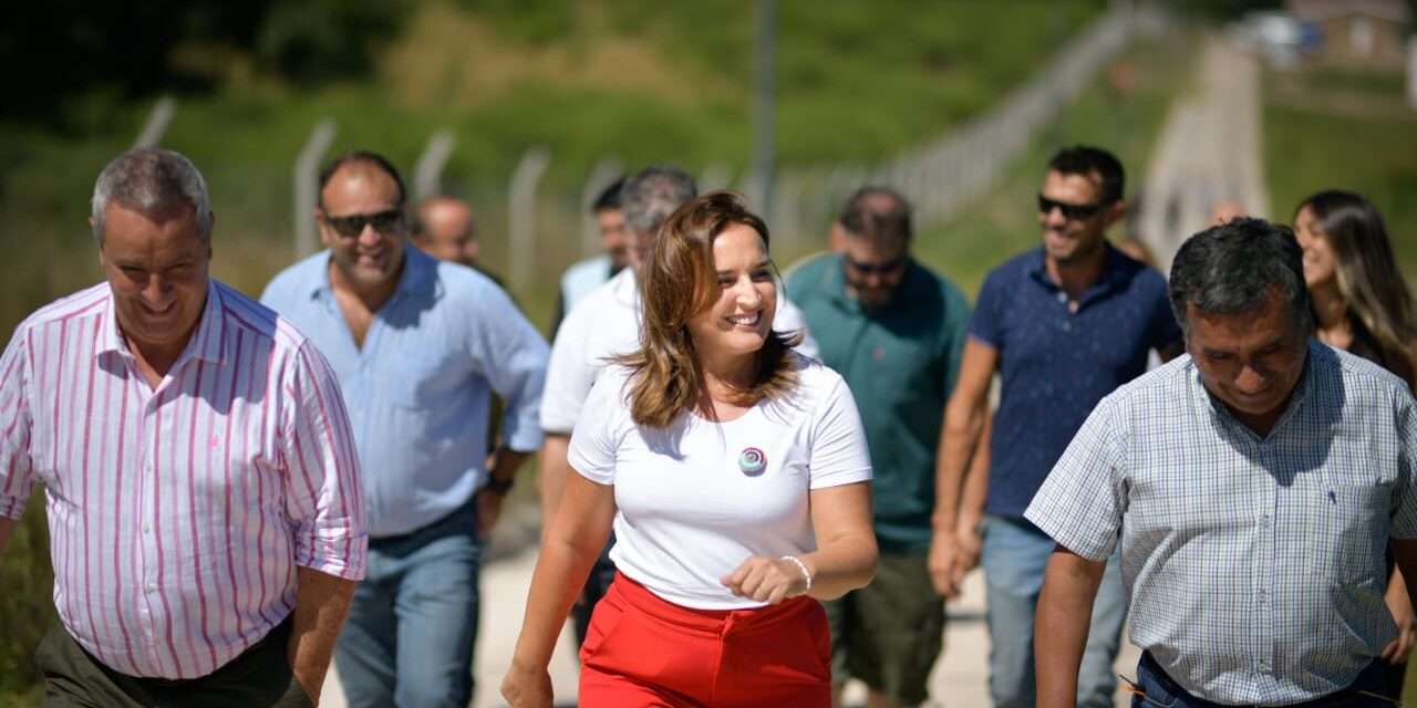 Myrian Prunotto recorrió la Planta Potabilizadora de Santa Rosa de Calamuchita