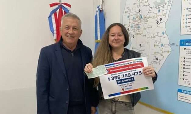 Del Campillo: Con aporte provincial ejecutarán la tercera etapa de la obra de gas